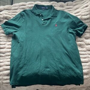 Men’s Ralph Lauren Polo Short Sleeve Green Shirt Size XXL